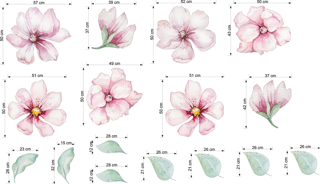 Spring Blossoms Decal Set